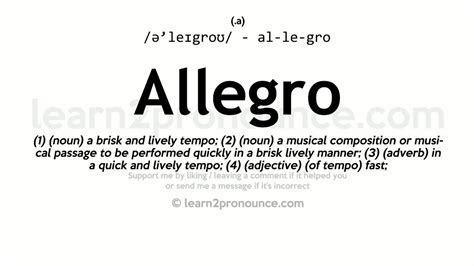 allegro meaning in music|Iba pa.